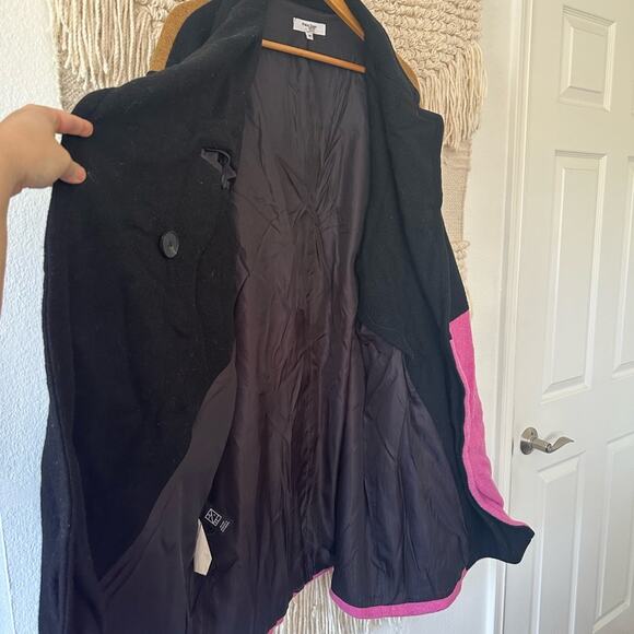 Peter Som Colorblock Wool Coat - Picture 8 of 9